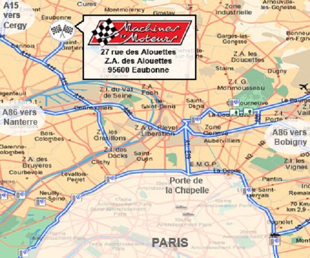 Plan pour trouver Machines et Moteurs à Eaubonne