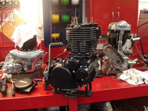 Moteur 500 XT refait par Machines et Moteurs spécialiste des Yamaha classic